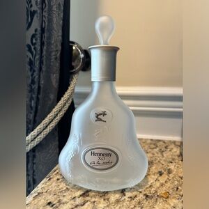 Extremely Rare Hennessy XO decanter(empty)-9inch high -very cute